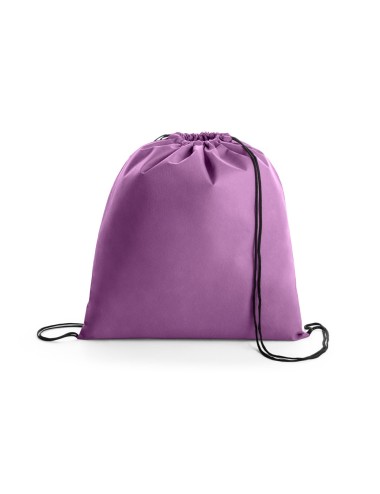 Sacs à cordelettes en 210D avec éléments réfléchissants et cordon de fermeture. Produit promotionnel. 370 x 410 mm
