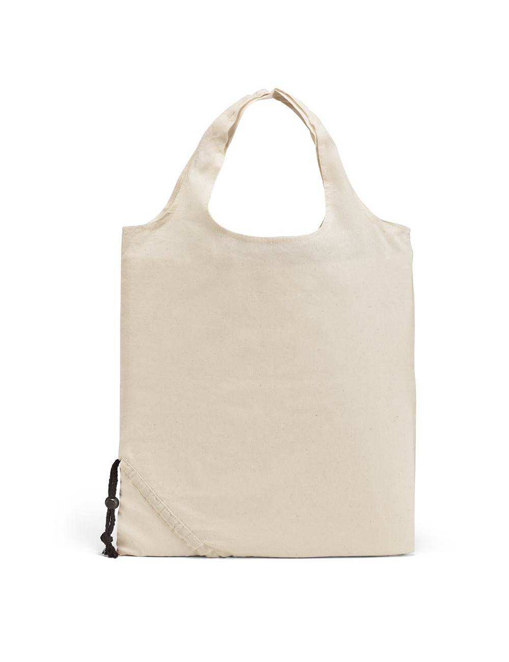 Sac pliable 100% coton (100 g/m²). Ce produit est fourni non plié. 370 x 400 mm