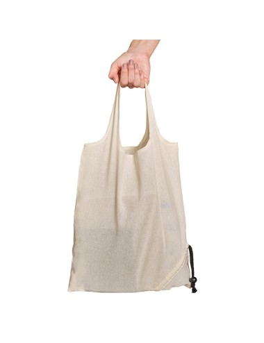 Sac pliable 100% coton (100 g/m²). Ce produit est fourni non plié. 370 x 400 mm
