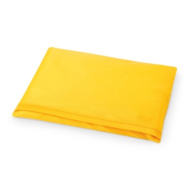 Sac shopping pliable en polyester 190T avec poignées. Disponible dans une large gamme de couleurs. Livré non plié. Mesure ouvert