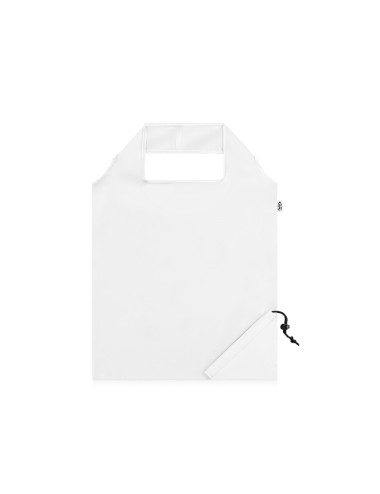 Sac pliable en rPET 190T. Fabriqué à partir de plastique recyclé contribuant ainsi à la réduction des résidus. Anses de 40 cm. 3