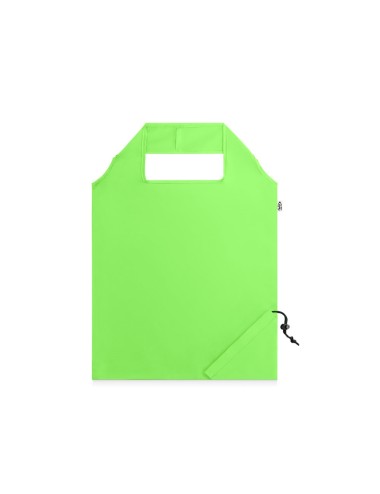 Sac pliable en rPET 190T. Fabriqué à partir de plastique recyclé contribuant ainsi à la réduction des résidus. Anses de 40 cm. 3