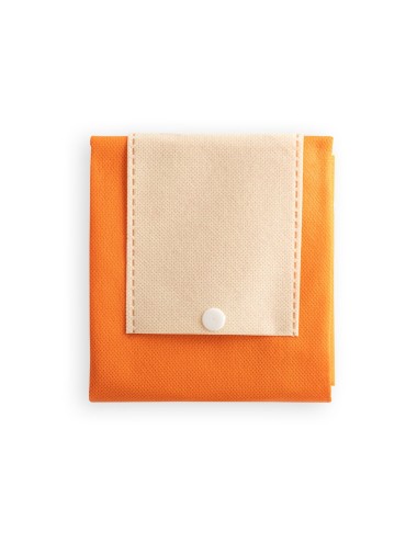 Sac pliable non tissé (80 g/m²) avec anses de 35 cm. Ce produit est livré plié. Mesure ouverte: 350 x 410 x 100 mm | Mesure plié