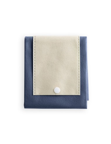 Sac pliable non tissé (80 g/m²) avec anses de 35 cm. Ce produit est livré plié. Mesure ouverte: 350 x 410 x 100 mm | Mesure plié