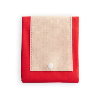 Sac pliable non tissé (80 g/m²) avec anses de 35 cm. Ce produit est livré plié. Mesure ouverte: 350 x 410 x 100 mm | Mesure plié