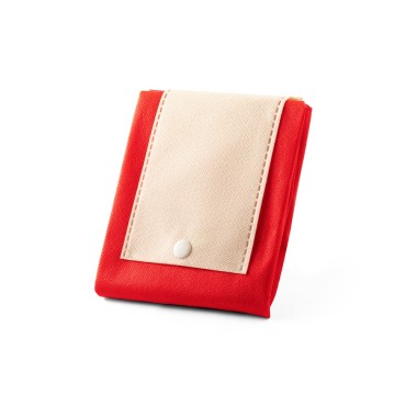 Sac pliable non tissé (80 g/m²) avec anses de 35 cm. Ce produit est livré plié. Mesure ouverte: 350 x 410 x 100 mm | Mesure plié