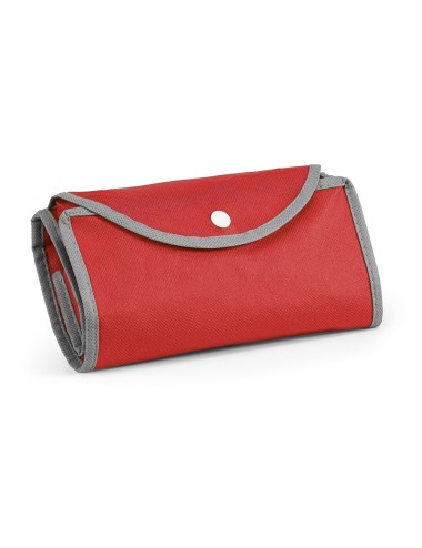 Sac shopping pliable en non tissé (80 g/m²) avec anses de 65 cm. Livré déplié. Mesure ouverte: 450 x 400 x 200 mm | Mesure pliée