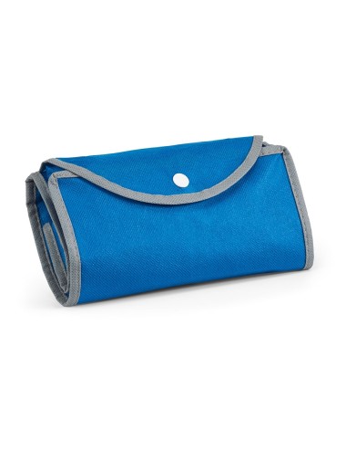 Sac shopping pliable en non tissé (80 g/m²) avec anses de 65 cm. Livré déplié. Mesure ouverte: 450 x 400 x 200 mm | Mesure pliée
