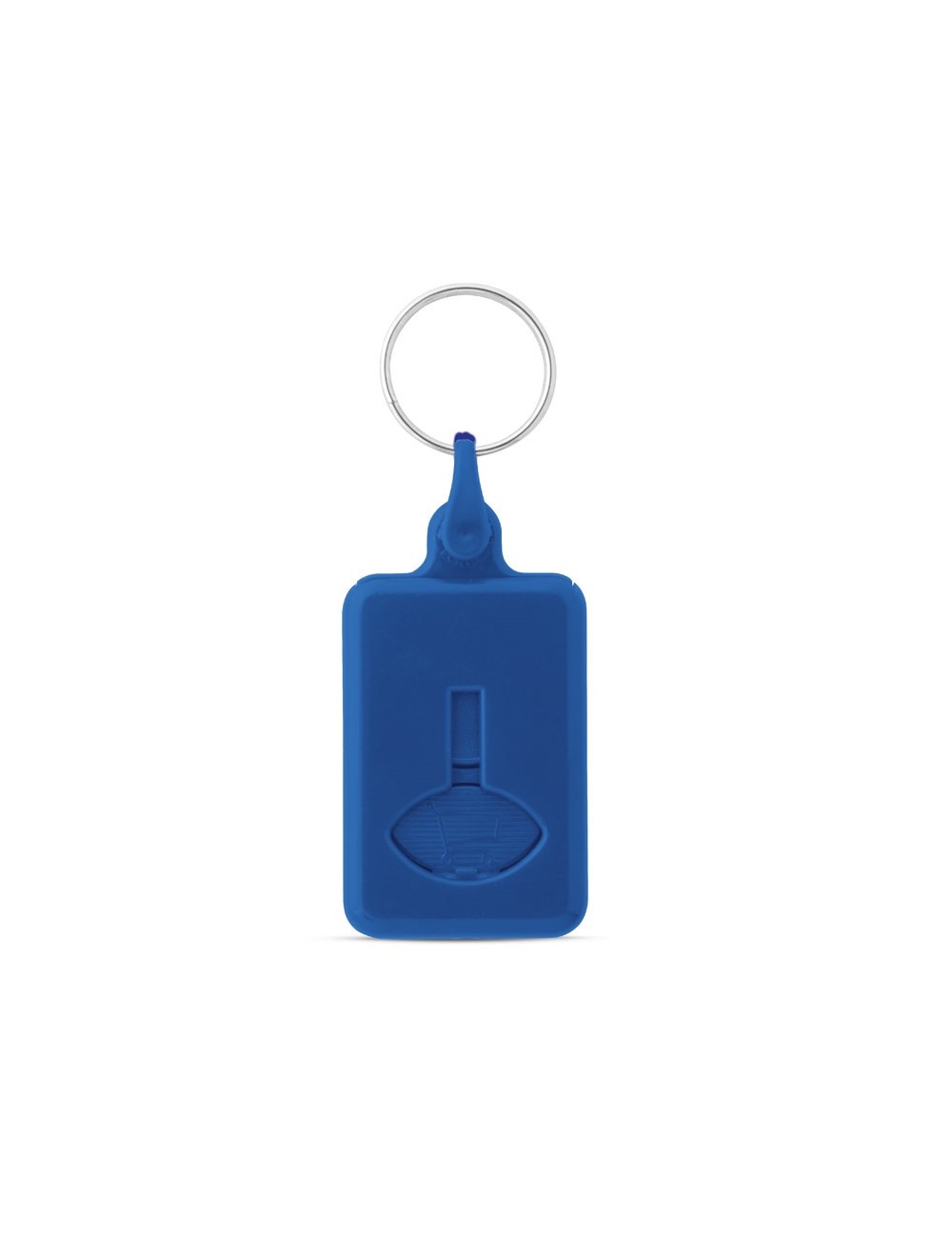 Porte-clés. ABS. Caddie 0.50€. 33 x 48 x 6 mm