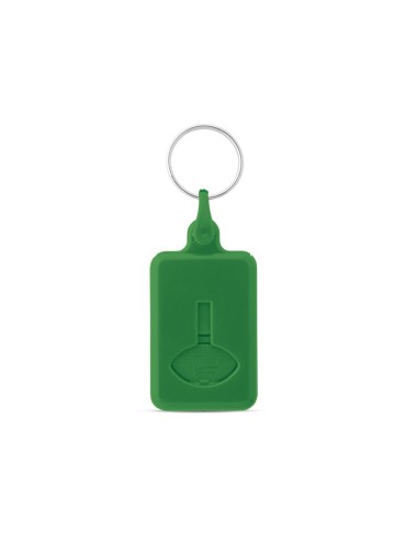 Porte-clés. ABS. Caddie 0.50€. 33 x 48 x 6 mm