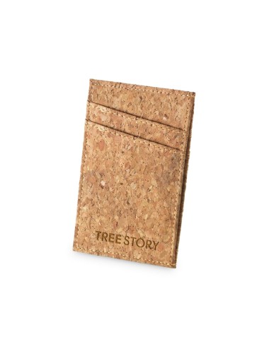 Porte-cartes en liège avec capacité pour 4 cartes et compartiment pour billets. Livré dans une boîte cadeau en papier kraft. 68 