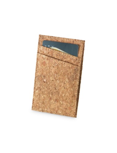 Porte-cartes en liège avec capacité pour 4 cartes et compartiment pour billets. Livré dans une boîte cadeau en papier kraft. 68 
