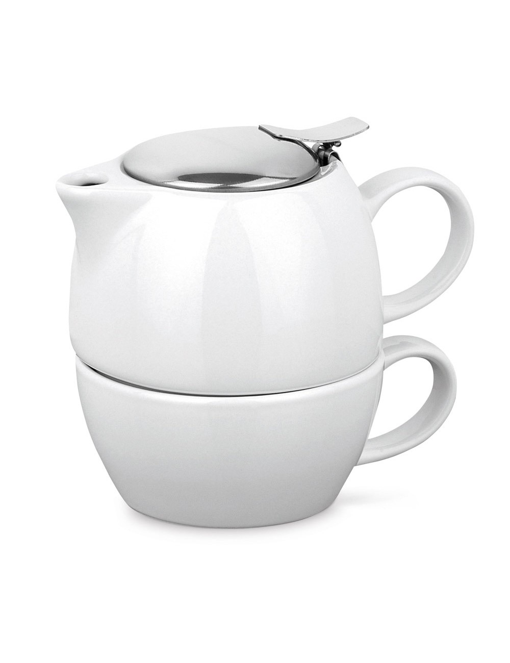avec infuseur en acier inox. Tasse