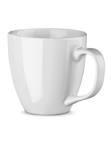 Mug en porcelaine, capacité 450 mL. Livré sous boîte. Produit à usage non professionel. Fabriqué en Europe. ø95 x 100 mm | Boîte