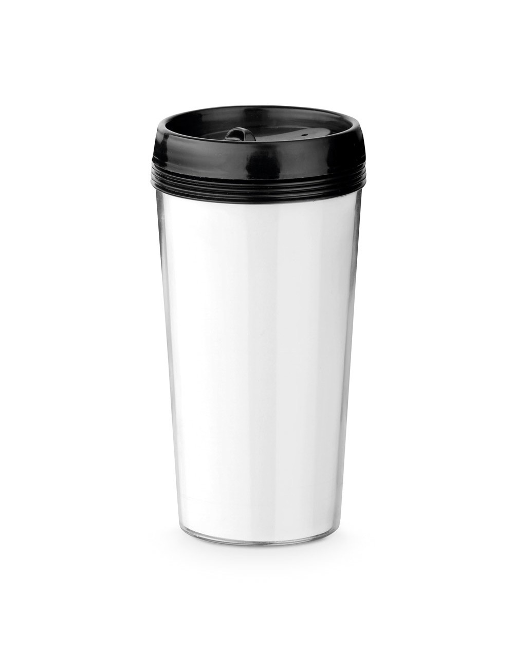 avec couvercle à ouverture/fermeture facile. Corps amovible pour la personnalisation de l'intérieur. Capacité 520 mL. Livré dans