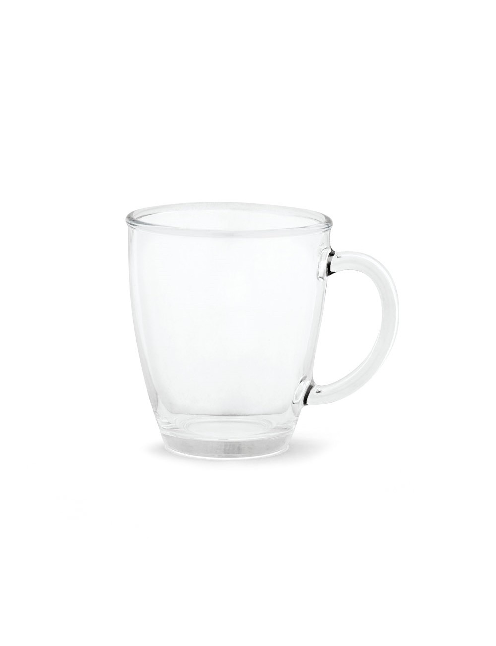 Mug en verre avec capacité jusqu'à 390 mL. Livré sous boîte. ø91 x 103 mm