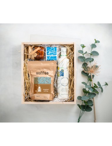 Boîte en contreplaqué avec couvercle coulissant en acrylique. 330 x 290 x 105 mm