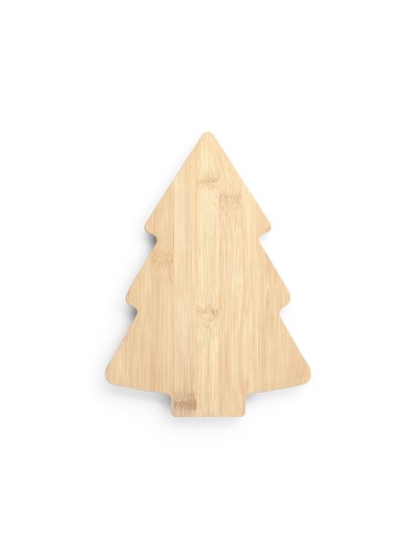 Planche de bambou en forme de sapin. 280 x 200 x 10 mm