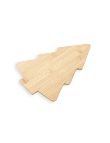 Planche de bambou en forme de sapin. 280 x 200 x 10 mm
