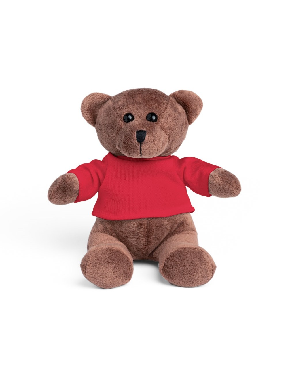 Peluche "ours" avec t-shirt. T-shirt disponible en plusieurs couleurs. Personnalisable recto-verso. Idéal pour offrir aux plus j
