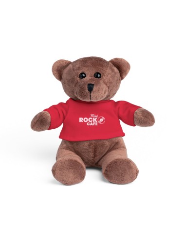 Peluche "ours" avec t-shirt. T-shirt disponible en plusieurs couleurs. Personnalisable recto-verso. Idéal pour offrir aux plus j