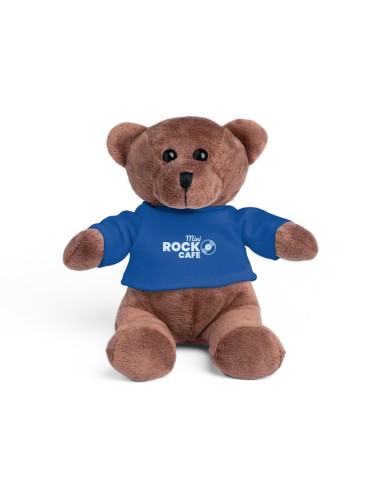 Peluche "ours" avec t-shirt. T-shirt disponible en plusieurs couleurs. Personnalisable recto-verso. Idéal pour offrir aux plus j