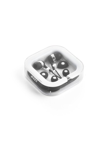 Écouteurs avec microphone intégré et câble de 1.20 m avec connexion stéréo de 3.5 mm. Comprend 2 paires supplémentaires d'oreill
