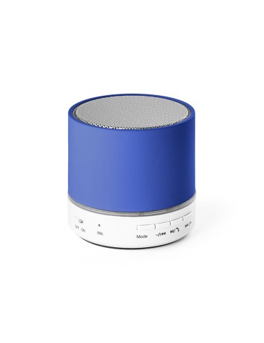 Enceinte avec micro en ABS et avec finition caoutchoutée, avec transmission bluetooth et lecteur de cartes TF avec 3W/4Ω et une 