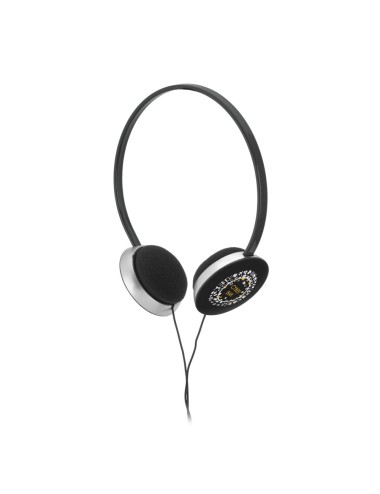Casque en ABS ajustable avec câble de 1.20 m et connexion stéréo 3.5 mm. 150 x 165 mm