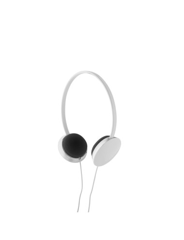 Casque en ABS ajustable avec câble de 1.20 m et connexion stéréo 3.5 mm. 150 x 165 mm