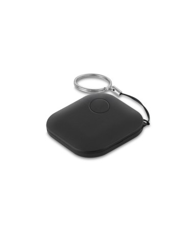 Localisateur bluetooth ABS avec porte-clés et portée jusqu’à 20 m et géolocalisation. Comprend 1 pile CR2032 et est compatible a