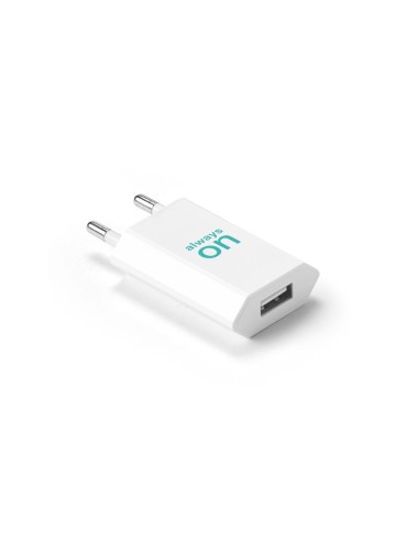 Adaptateur USB en ABS avec sortie 5V/1A. 48 x 35 x 14 mm
