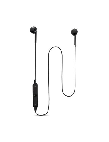 Écouteurs. ABS et PVC. Avec transmission bluetooth. Autonomie jusqu'à 2 h. Fonction pour décrocher appels, contrôle du volume et