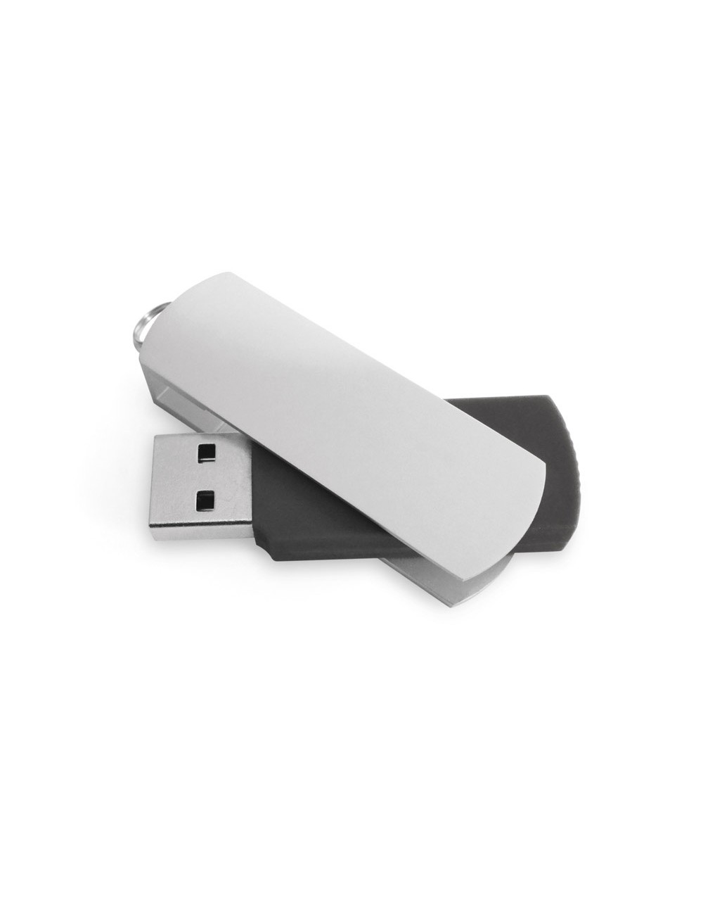 Clé USB de 4 Go. Avec clip métallique. Livrée dans une boîte en PP. 58 x 17 x 8 mm | Box: 68 x 25 x 15 mm