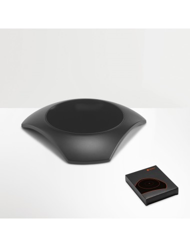 MAGNET est un chargeur sans fil robuste avec un design moderne en zinc et acrylique. Ce chargeur est compatible avec les smartph