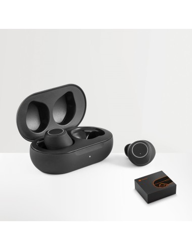 BASS sont des écouteurs sans fil avec Bluetooth 5'0. L'étui de rangement sert également de chargeur (300 mAh), ce qui rend le BA