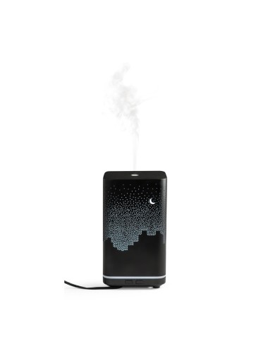 BURMY est un diffuseur d'arômes avec lumière intérieure en PP, ABS et métal. BURMY a un réservoir de 120 mL et peut vaporiser ju