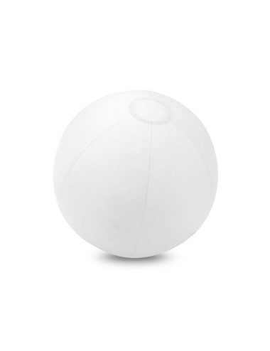 Ballon de plage gonflable en PVC, givré translucide. Gonflable: ø245 mm