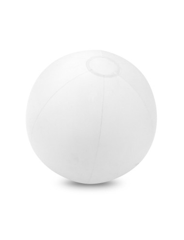 Ballon de plage gonflable en PVC, givré translucide. Gonflable: ø245 mm