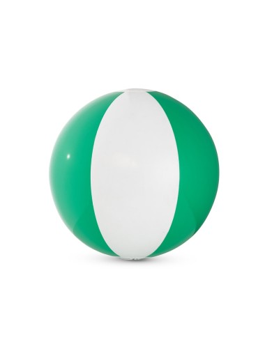 Ballon de plage gonflable en PVC opaque, à rayures colorées. Gonflable: ø210 mm