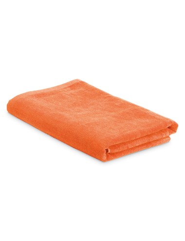 Serviette de plage en velours de coton (320 g/m²). Livré dans un sac non tissé (80 g/m²). 1500 x 750 mm | Sac: 330 x 415 x 100 m