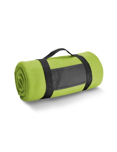 Couverture polaire (180 g/m²) avec poignée amovible pour un transport facile. Disponible dans une large gamme de couleurs. 1500 