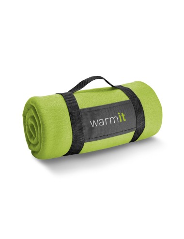 Couverture polaire (180 g/m²) avec poignée amovible pour un transport facile. Disponible dans une large gamme de couleurs. 1500 