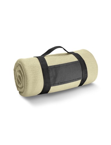 Couverture polaire (180 g/m²) avec poignée amovible pour un transport facile. Disponible dans une large gamme de couleurs. 1500 