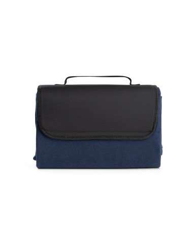 Couverture polaire (180 g/m²) doublée en EPE, avec visière en 600D et poignée de transport. 1450 x 1200 mm | Dépliée: 330 x 230 