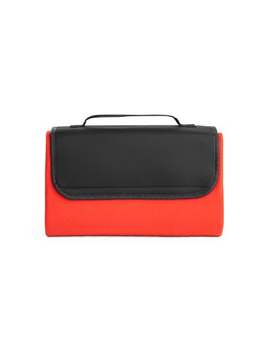 Couverture polaire (180 g/m²) doublée en EPE, avec visière en 600D et poignée de transport. 1450 x 1200 mm | Dépliée: 330 x 230 