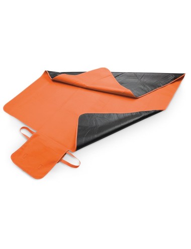Couverture polaire (160 g/m²) doublée en EPE, avec poignée et sangle réglable. 1500 x 1200 mm | Plié: ø150 x 315 mm
