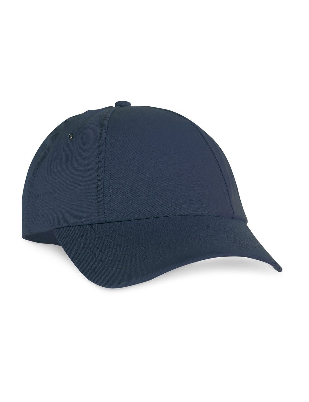 Casquette en polyester (160 g/m²) avec 6 panneaux et trous de ventilation. Fermeture velcro ajustable. Taille: 580 mm