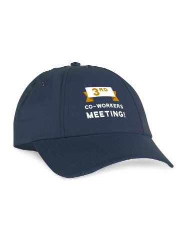 Casquette en polyester (160 g/m²) avec 6 panneaux et trous de ventilation. Fermeture velcro ajustable. Taille: 580 mm