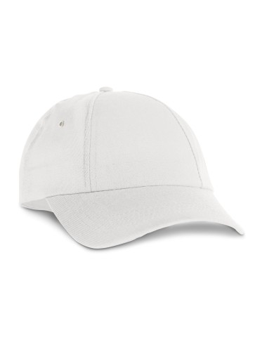 Casquette en polyester (160 g/m²) avec 6 panneaux et trous de ventilation. Fermeture velcro ajustable. Taille: 580 mm